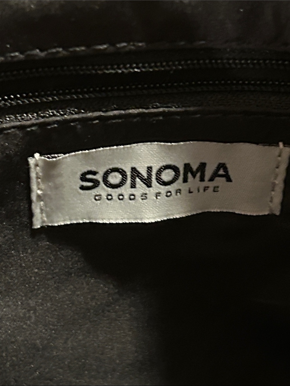 Sonoma Black Shoulder Bag with Gold-Tone Hardware image 5